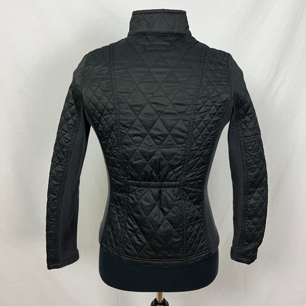 Merona Black Winter Form Fitting Jacket Size S - Picture 3 of 6